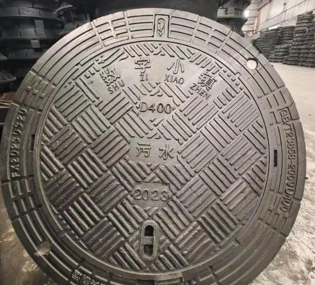 天柱球墨铸铁防沉降井盖展示